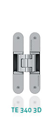 Tectus TE 340 hinge, up to 176 lbs. with two installed.